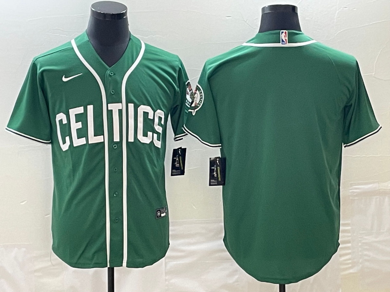 Nike 2023 Men Boston Celtics Blank green Nike NBA Jerseys style 4->boston celtics->NBA Jersey